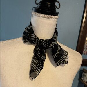 New York and Company, Black & White, Striped, Fashion Scarf